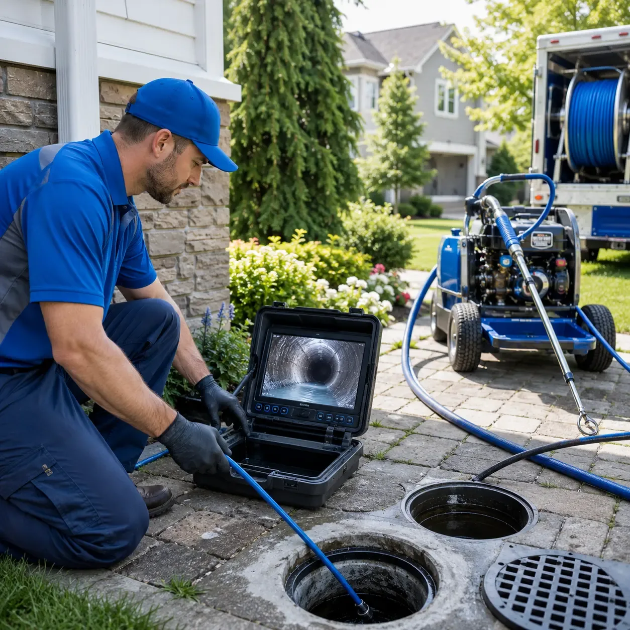 Outdoor drain cleaning professionals serving White Pine, TN